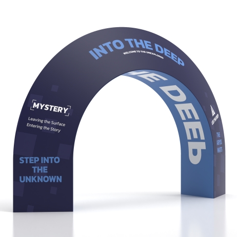 Custom Triangular Archway Banner Stand