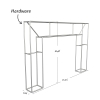 Custom Trade Show N-Shaped Rectangular Prism Archway Banner Stand Display 07