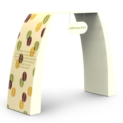 3D-Shaped Archway Banner Stand Display