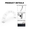 3D Curved Rainbow Archway Banner Stand 