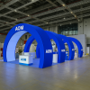 3D Curved Rainbow Archway Banner Stand 