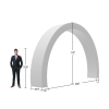 3D Curved Rainbow Archway Banner Stand 