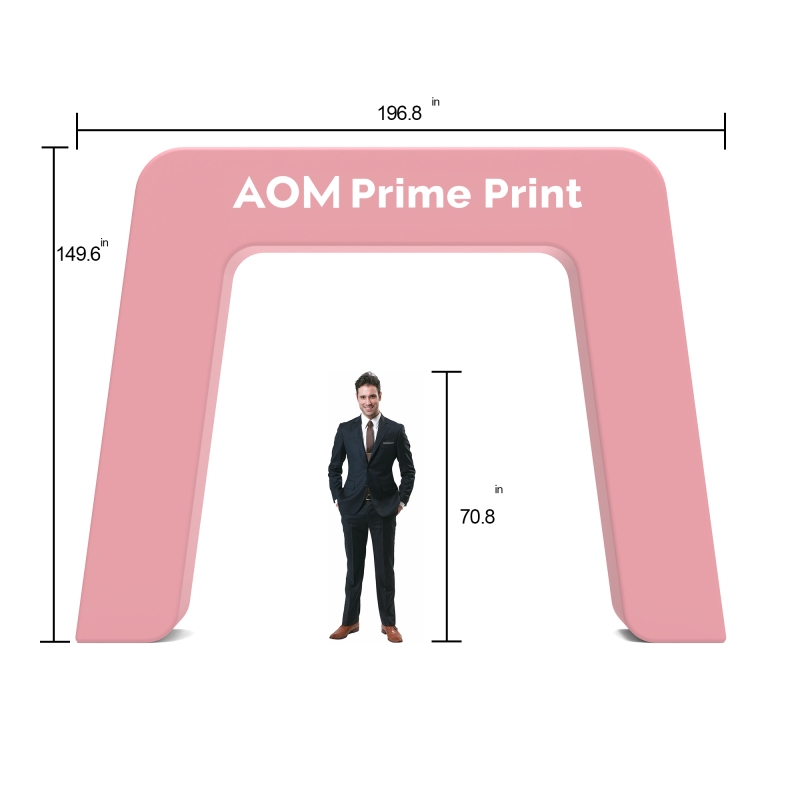 Custom N-Shape Sport Arch – Easy Setup Finish Line Banner