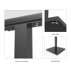 Freestanding Poster Display Floor Stand