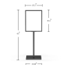 Freestanding Poster Display Floor Stand