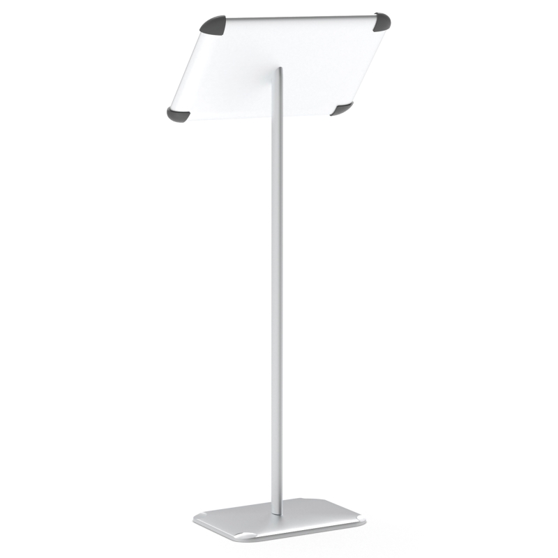 Wide Poster Stand with Tilted Frame
