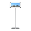 Wide Poster Stand with Tilted Frame