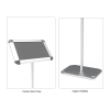 Wide Poster Stand with Tilted Frame