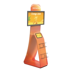 Hybrid Media Display Stand with TV Mount