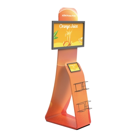 Hybrid Media Display Stand with TV Mount