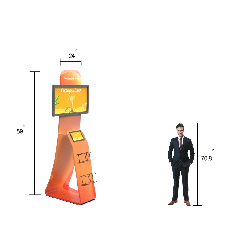 MediaPro Hybrid Display Stand - Multi-Function Exhibition Stand with TV Mount & Literature Holders