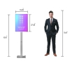 LED Lighting Panel Retractable Floor Advertising Display Board 06
