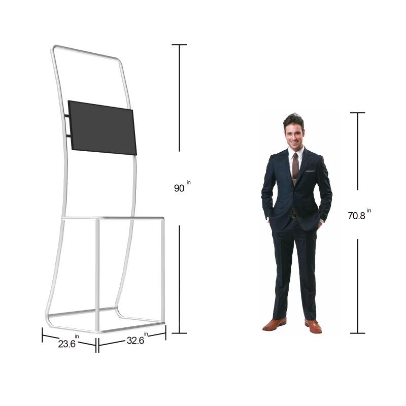 Monitor Table Counter Trade Show Display Monitor Table Counter Trade Show Display