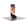Snake Shaped Tension Fabric Banner Stand