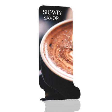 Snake Shaped Tension Fabric Banner Stand