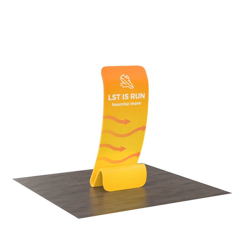 Snake Asshil Display Snake Shape Monitor Banner Stand for Trade Show Display | AOM Prime Print