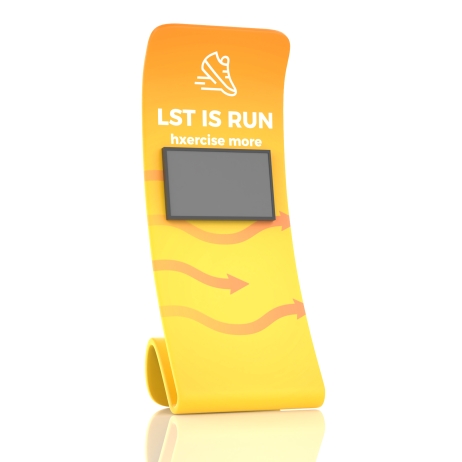 Snake Shaped Monitor Banner Stand