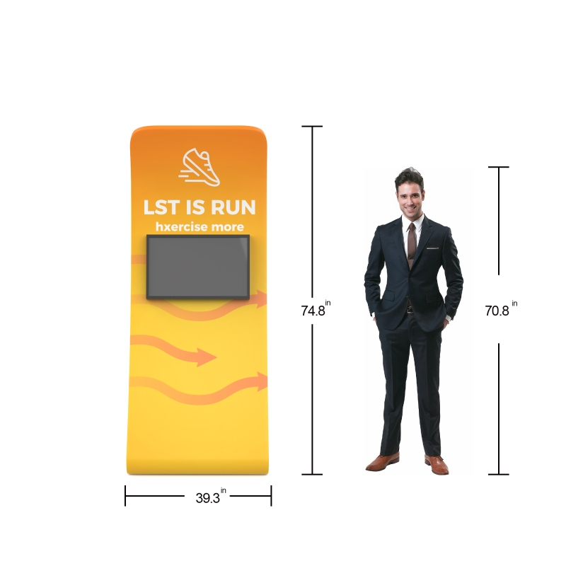 Snake Shaped Monitor Banner Stand