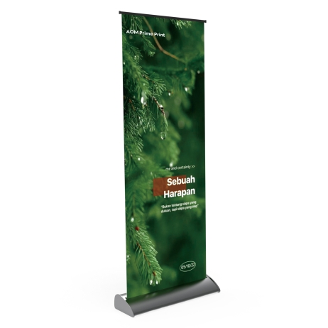 Roll Up Retractable Banner Stand Display
