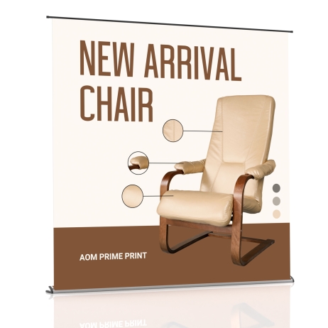 Wide Retractable Banner Stand Display