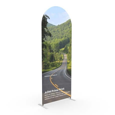Double-Sided Tension Fabric Banner Stand