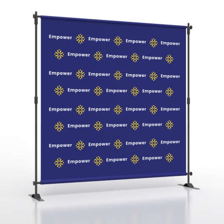 8ft x 8ft Step and Repeat Banner Stand