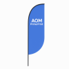 Graphic for Concave Flag Banner