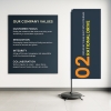 Rectangle Flag with Fiberglass Pole