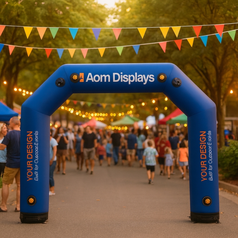 Custom Inflatable Arch for Outdoor Event