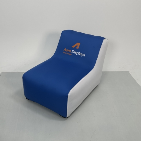 Custom Printed L-Shaped Inflatable Chair