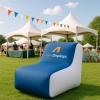 Custom Printed L-Shaped Inflatable Chair