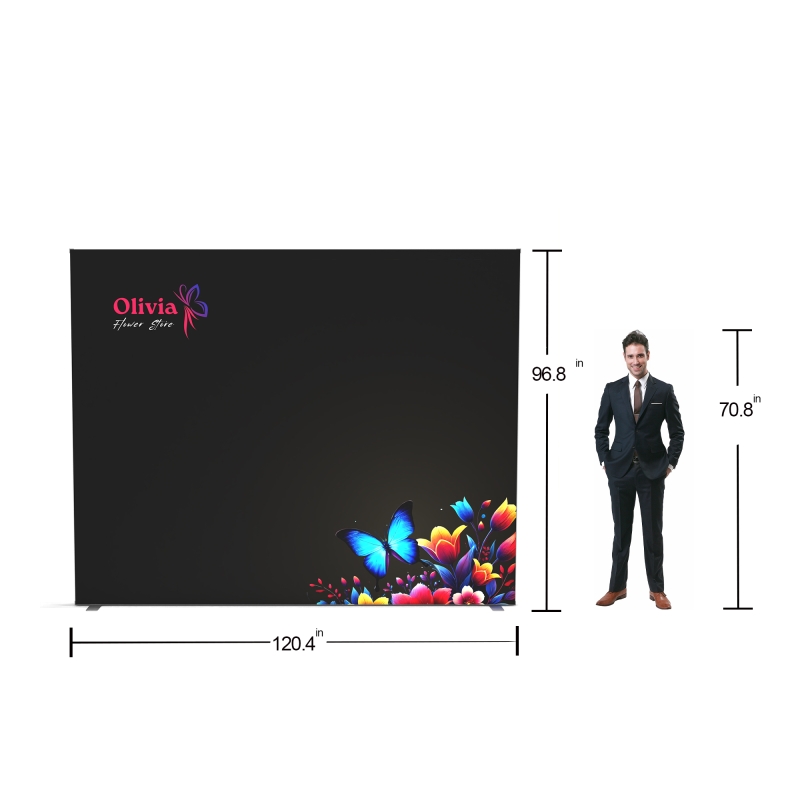 10ftx8ft ProFrame SEG Wall - Tall