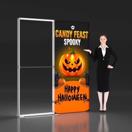 2.8x6.6ft PVC SEG Lightbox Display