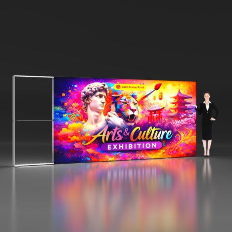 13x6.6ft PVC SEG Lightbox Display