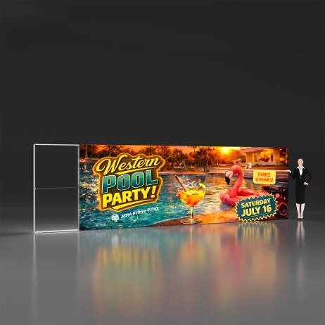 20x6.6ft PVC SEG Lightbox Display