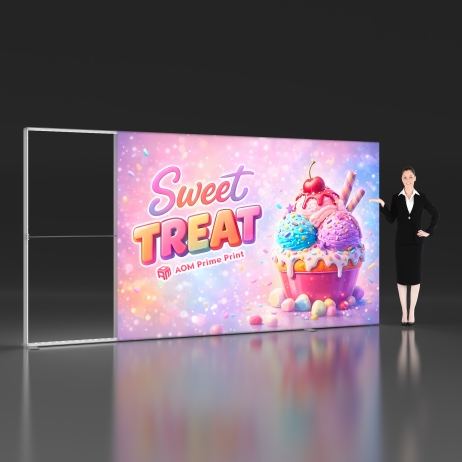 10x6.6ft PVC SEG Lightbox Display