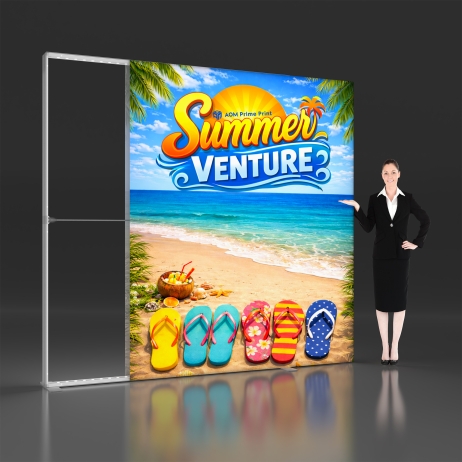 6.6x7.9ft PVC SEG Lightbox Display