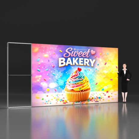 13x7.9ft PVC SEG Lightbox Display