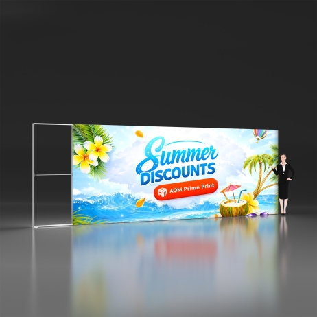 20x7.9ft PVC SEG Lightbox Display