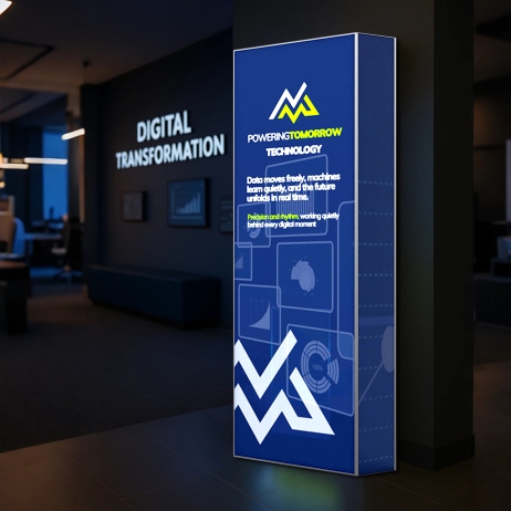 2.5ft SEG Backlit Pop-Up Display