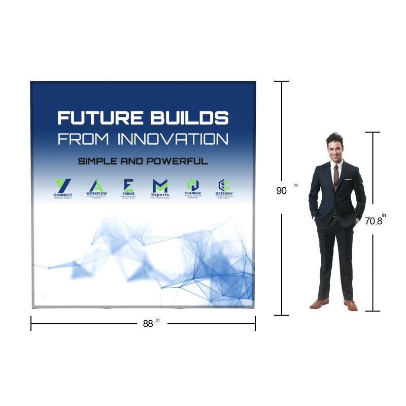 7.5ft SEG Backlit Pop-Up Display