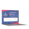 10ft SEG Backlit Pop-Up Display