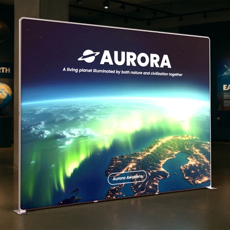 10ft x 8ft Modular SEG Backlit Lightbox