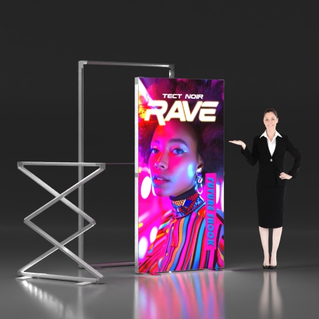 3.3x6.6ft SEG Folding LightBox Display