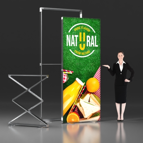 3.3 x 8.2ft SEG Folding LightBox Display