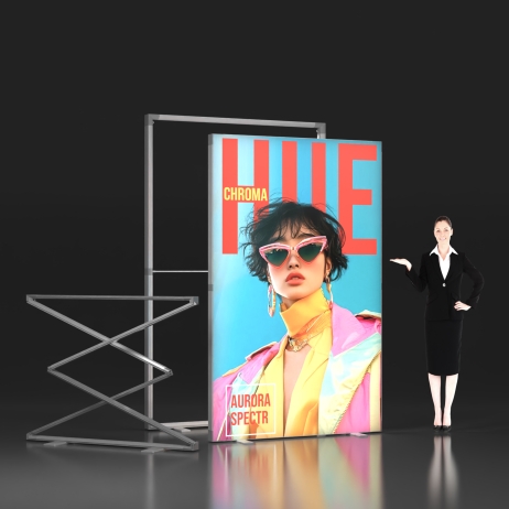 5ft x 7.9ft SEG Folding LightBox Display