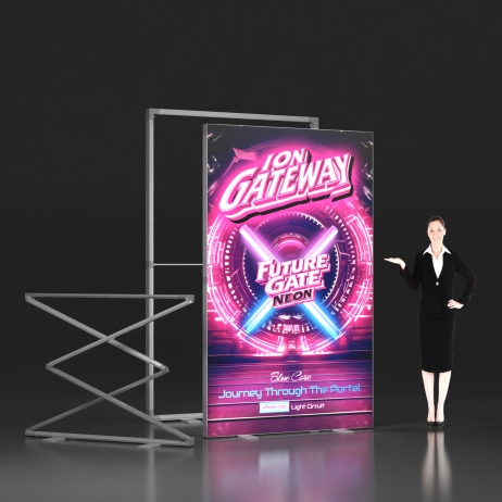 5ft x 8.2ft SEG Folding LightBox Display