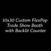 10x30 Custom FlexPop Trade Show Booth