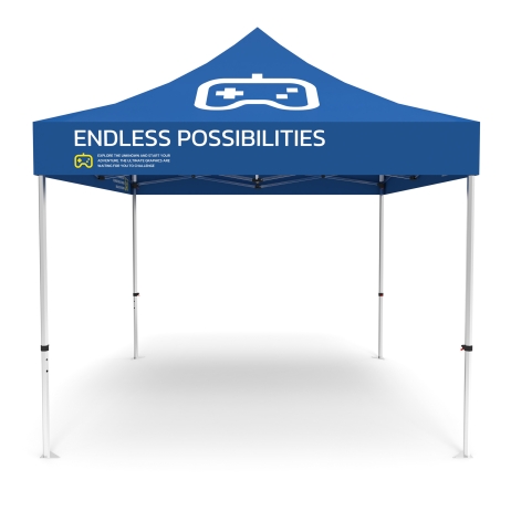 10x10 Custom Pop Up Canopy Tent