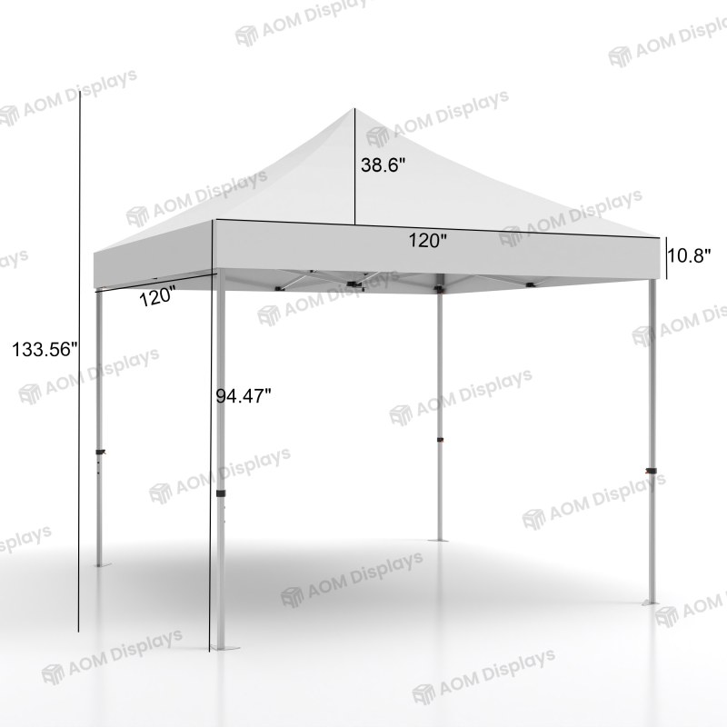 10x10 Custom Pop Up Canopy Tent